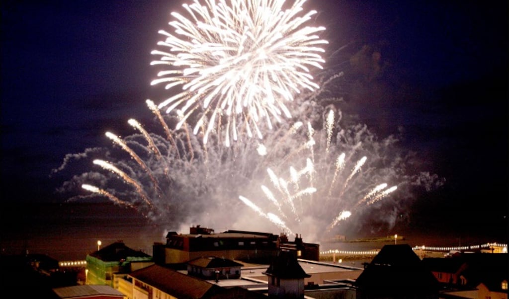 Fireworks over Wexford Town mark the opening of the Wexford Opera Festival. File photograph: Photograph: David Sleator/The Irish Times