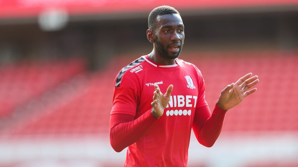 A man in Scotland has been arrested for the alleged racial abuse of Middlesbrough’s Yannick Bolasie. Photo: Alex Dodd - CameraSport via Getty Images
