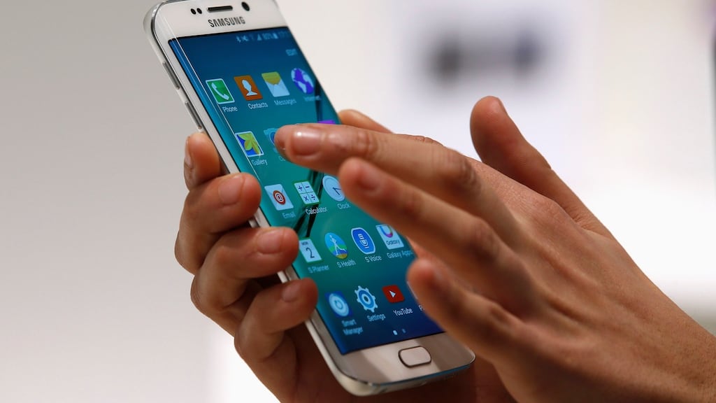 There is a small but busy market for ’dumb’ phones that are simple and cheap at a time when smartphones are becoming ever more complex and expensive. (Photograph: Gustau Nacarino/Reuters)