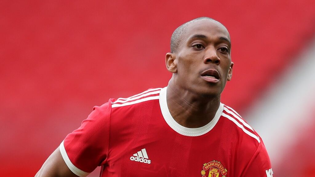 Anthony Martial of Manchester United in action during the pre-season friendly match against Everton at Old Trafford. Photo: Jan Kruger/Getty Images