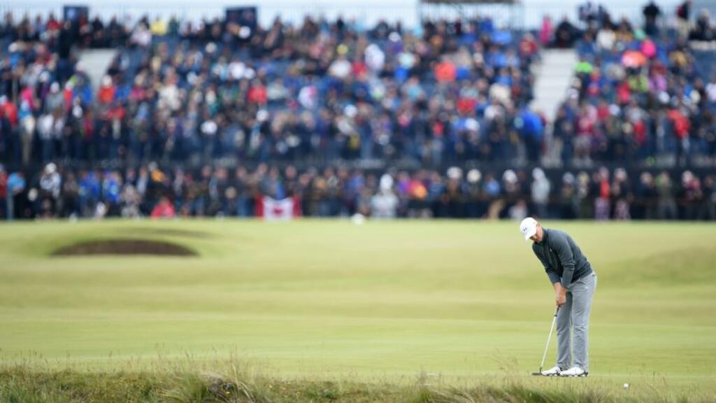 Jordan Spieth: missed out on the playoff at St Andrews by just one shot as he pursued a third Major title in a row. Photo: Stuart Franklin/Getty Images