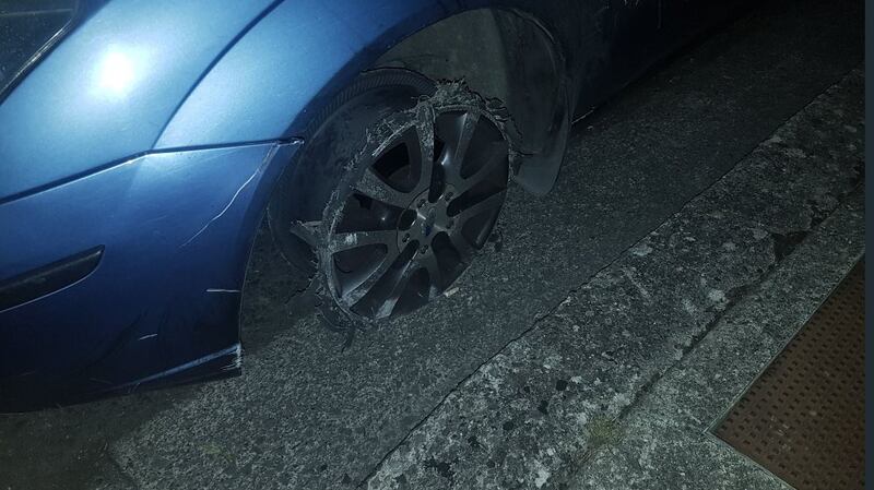 The ‘intoxicated, disqualified’ driver was arrested in Tallaght on Friday at 3am. Photograph: An Garda Síochana/Twitter