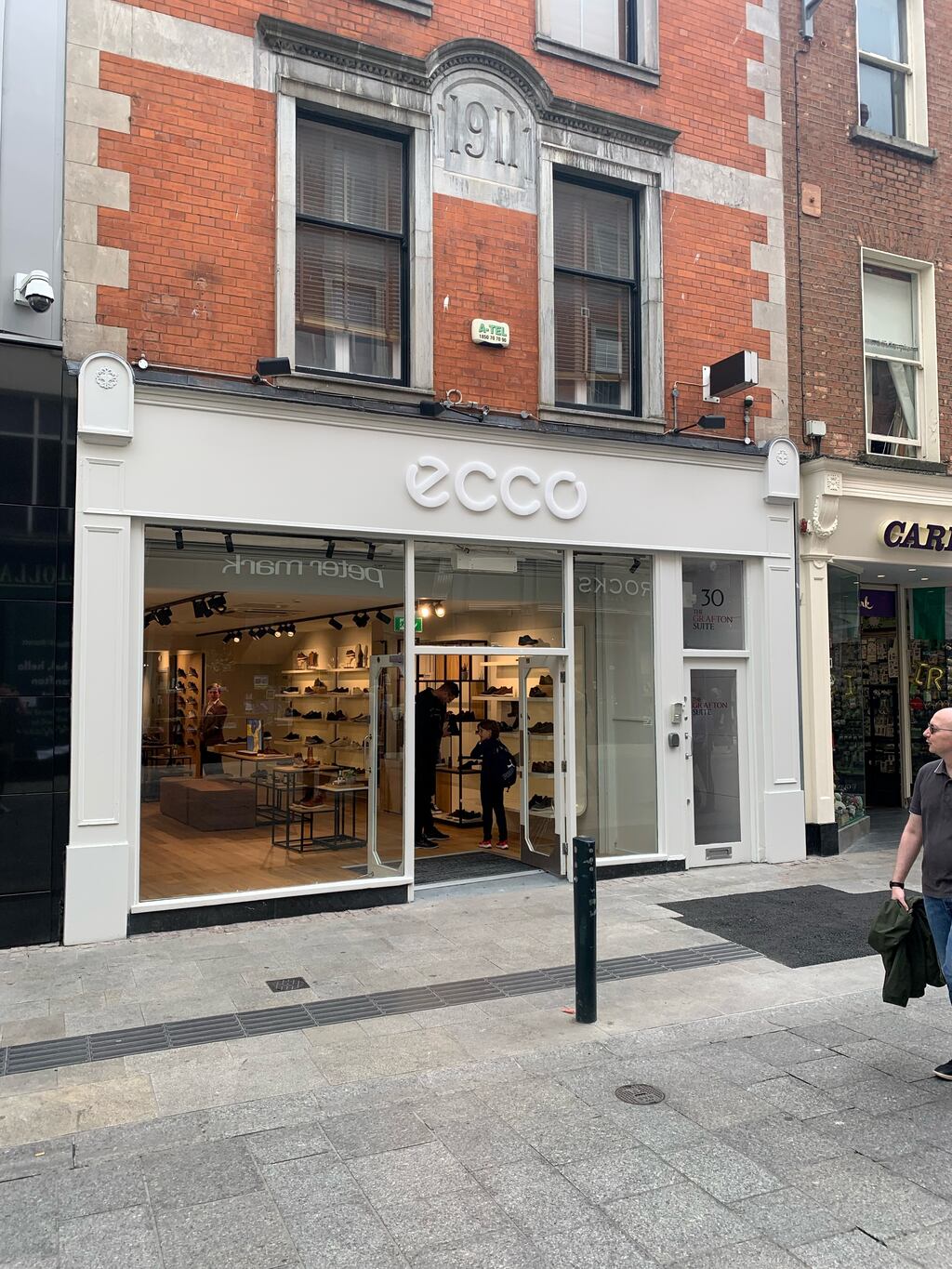Ecco's premises at No 30 Grafton Street