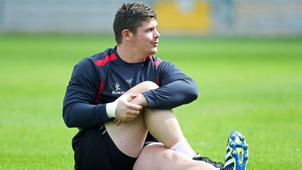 Ruaidhri Murphy: set to get chance off the bench as Ulster take on Zebre at Kingspan Stadium. Photograph: John Dickson/Inpho/Presseye.
