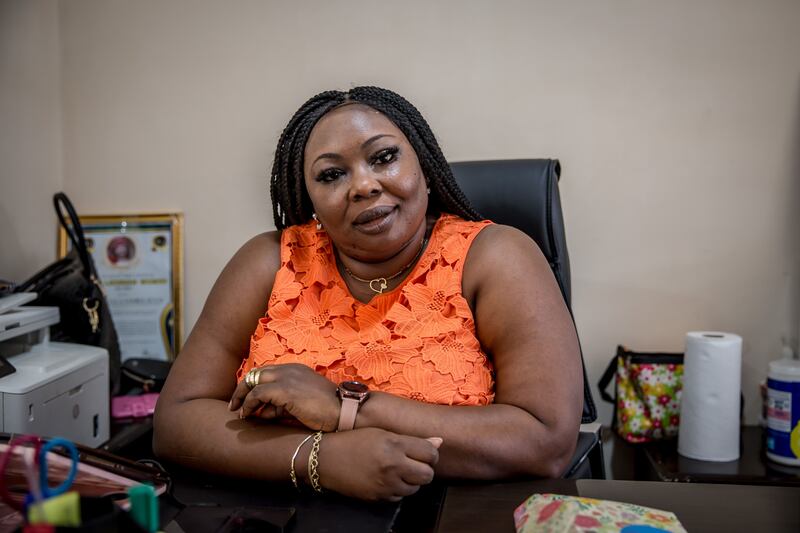 Marcella Sampa-Sesay, the executive director of Campaign for Good Governance, says she was taken aback by the level of violence at the protest. Photograph: Sally Hayden.