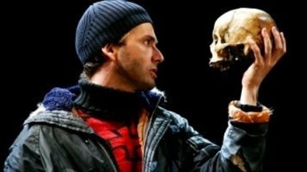 David Tennant in ‘Hamlet’. ‘When I taught ‘Hamlet’ in postprimary schools, it was always interesting to see how the students could not abide any hints of hypocrisy in the play.’