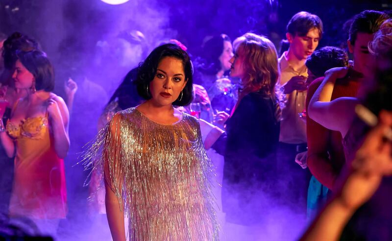 Sarah Greene as Dee Dee Harrison in Sexy Beast. Photograph: Sanne Gault/Paramount+