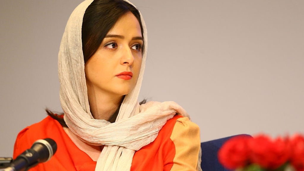 Actor Taraneh Alidousti in Tehran, Iran. Photograph: Amin Mohammad Jamali/Getty Images