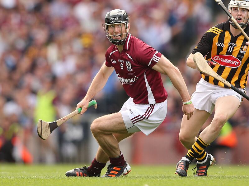 Galway's Tony Óg Regan against Kilkenny in the
All-Ireland senior championship final in September 2012. Photograph: Billy Stickland/Inpho