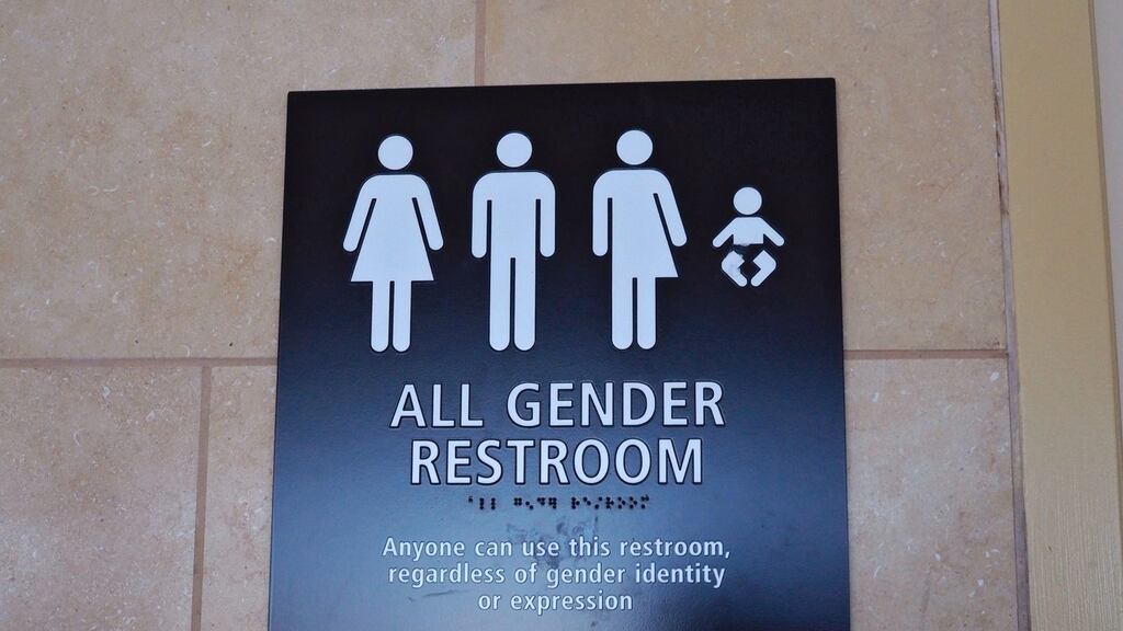 The Obama administration on Friday told US public school districts across the country to allow transgender students to use the bathrooms that match their gender identity, rather than their gender at birth. Photograph: Jason Szenes/EPA