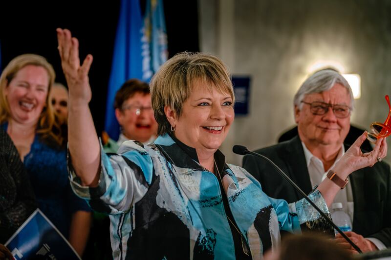 Judge Janet Protasiewicz has under fire from Republicans who want her to recuse herself from two cases backed by Democrats which that seek to overturn election maps drawn up by their political opponents. Photograph: Jamie Kelter Davis/The New York Times