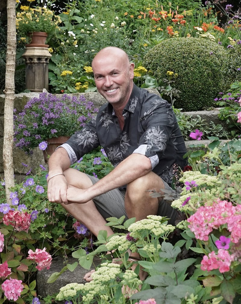 TJ Maher in his Patthana Garden in Kiltegan, west Wicklow. Photograph: Jonathan Hession