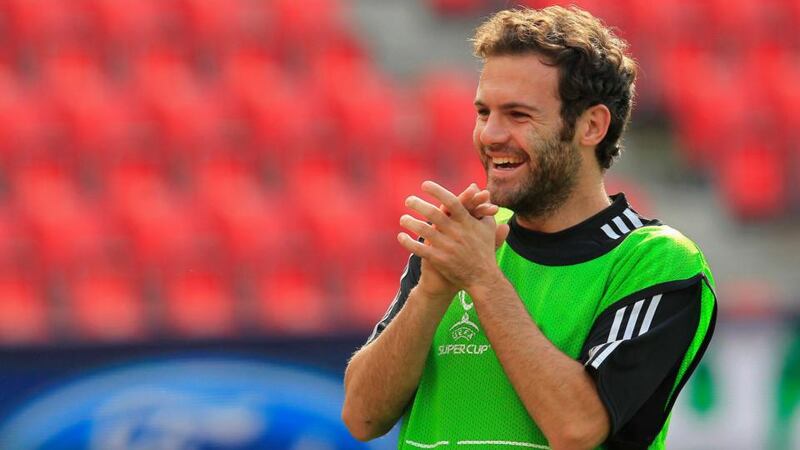 Juan Mata of Chelsea is not for sale, according to Jose Mourinho. Photograph: Petr Josek/Reuters