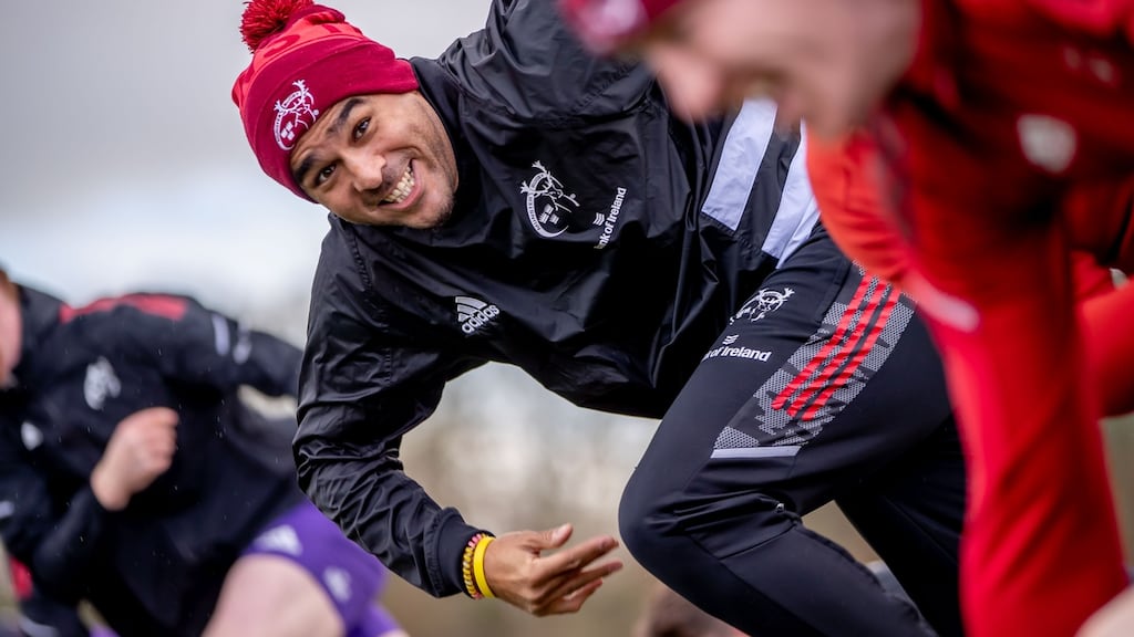Simon Zebo insists an Ireland recall is not his focus as he continues to look for regular game time for Munster. Photograph: Morgan Treacy/Inpho
