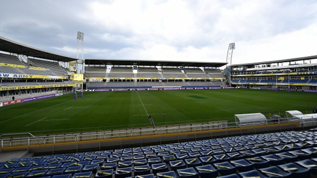 Ulster take on ASM Clermont Auvergne in Saturday’s Champions Cup clash at the Stade Marcel-Michelin. Photograph: Getty Images