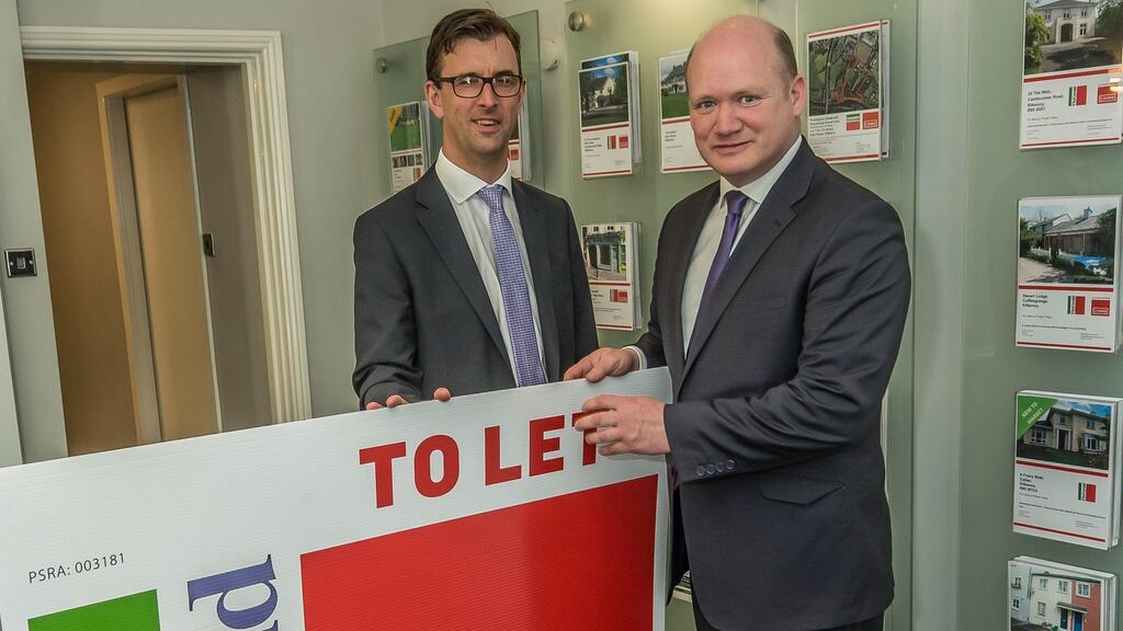 Duncan Lyster, MD of Lisney, and David FitzGerald, MD of FitzGerald Auctioneers: The two companies have formed an alliance.