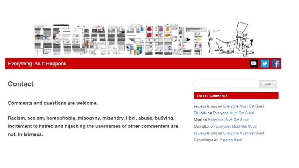 The broadsheet.ie website has received a legal letter from solicitors for Denis O’Brien after reprinting a piece removed from a satire website on Thursday following contact from the businessman’s legal representatives.