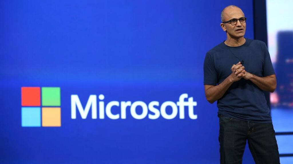 Microsoft CEO Satya Nadella. Mr Nadella yesterday suggested that women who do not ask for more money from their employers would be rewarded in the long run when their good work was recognised. Photo: Getty Images