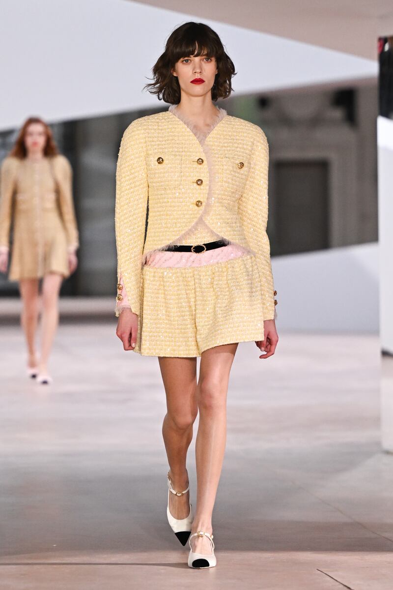 The Chanel Haute Couture Spring-Summer 2025 show, Paris Fashion Week. Photograph: Stephane Cardinale/Corbis/Getty