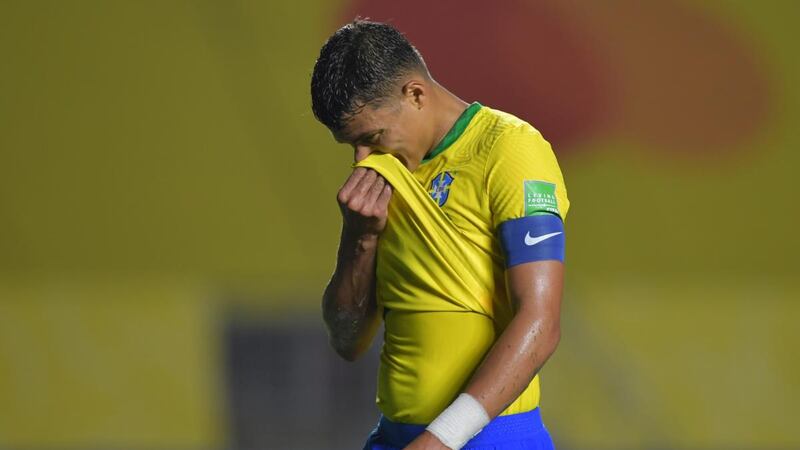 Brazilian centre back Thiago Silva adds experience to the Chelsea defence. Photograph: Getty Images