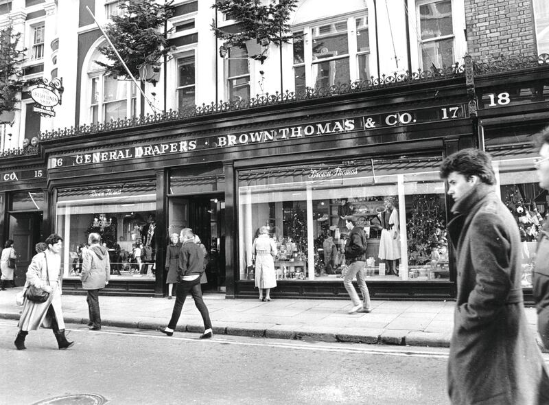 Brown Thomas and Grafton Street in 1984. Photograph: Eddie Kelly/The Irish Times