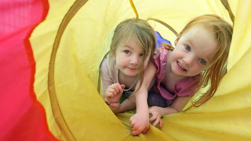 Killarney Celtic Football for All: Leanne and Eva Woods at the club. Photograph: Valerie O’Sullivan