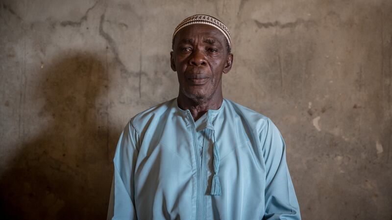 Chief Alimamy Bubu Conteh says thousands of people are still suffering the effects of the 2017 mudslide. Photograph: Sally Hayden