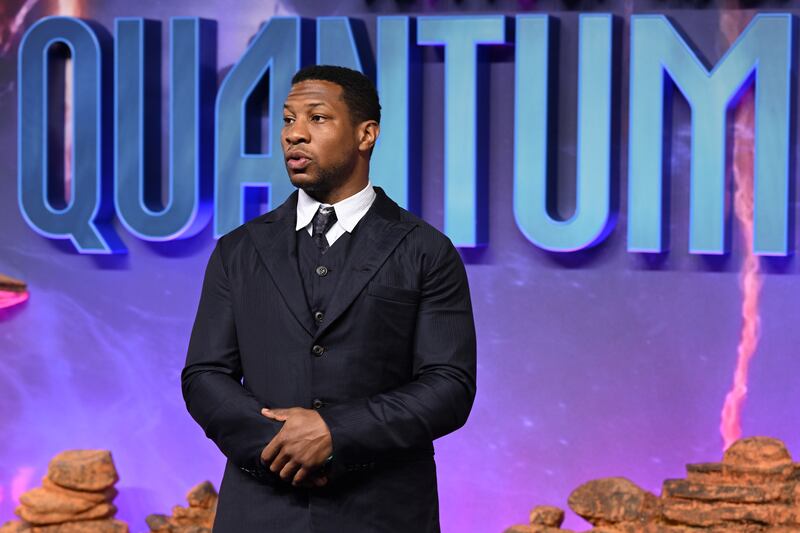 Jonathan Majors pictured at the Ant-Man And The Wasp: Quantumania UK Gala Screening at BFI IMAX Waterloo on February 16th last in London. Photograph: Jeff Spicer/Getty Images