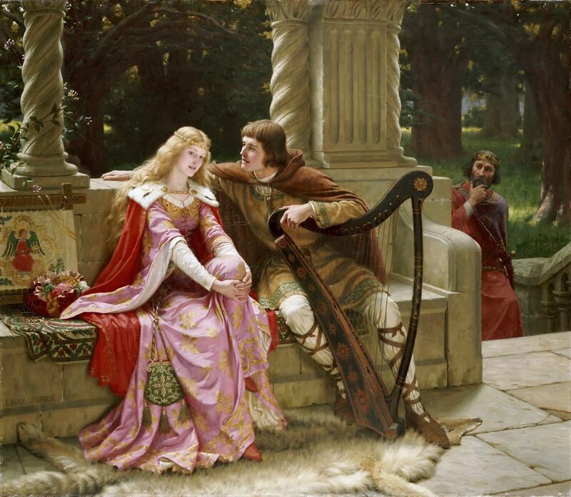 Tristan and Isolde painted by Edmund Blair Leighton. Photograph: Fine Art/Heritage/Getty