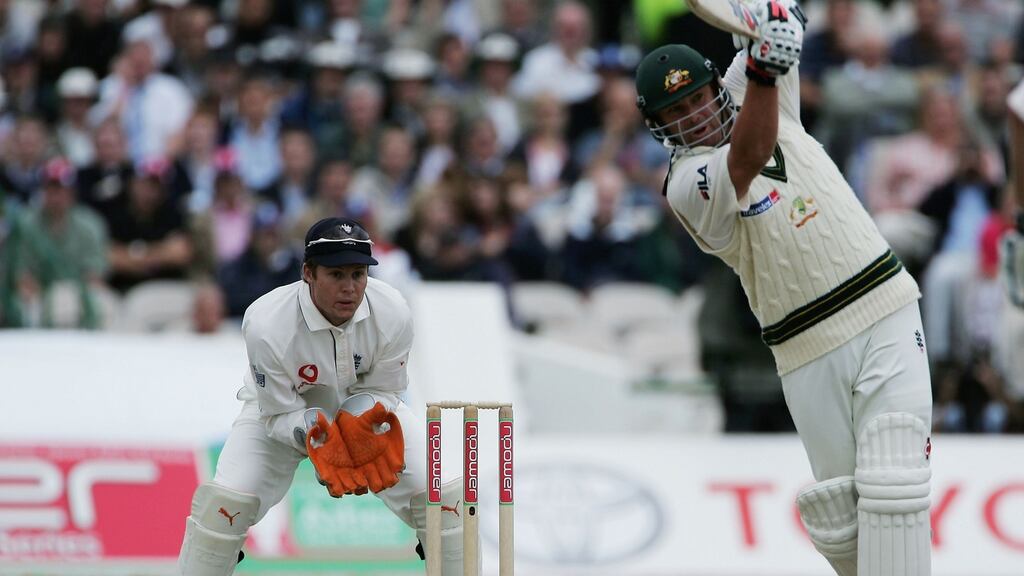 Warne’s innings of 90 against England in 2005 stopped even the GAA heads in their tracks. Photograph: Tom Shaw/Getty Images