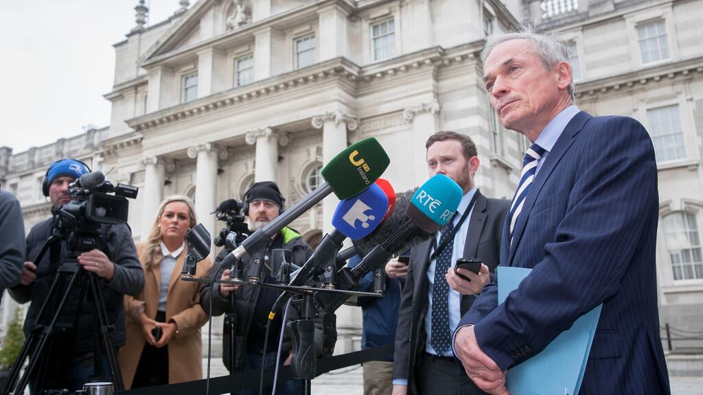 Payments for supervision and substitution duties will be reintroduced for strking teachers if they agree to resume working additional unpaid hours which are in place across the public service, Minister for Education Richard Bruton said. Photograph: Gareth Chaney/Collins