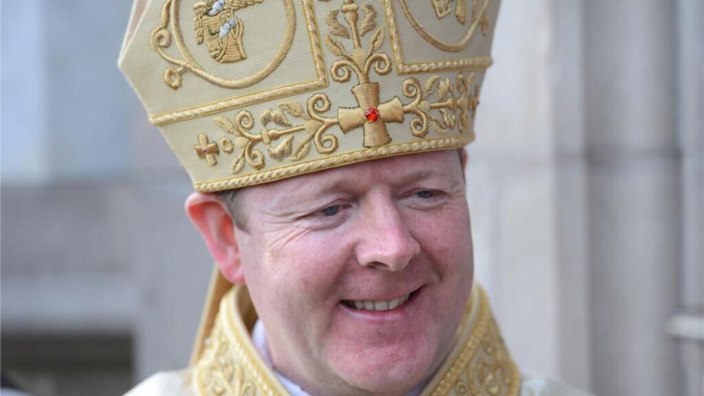 Coadjutor Archbishop Eamon Martin: ‘It would hugely impoverish our faith if we were to compartmentalise it or exclude it completely from our conversations and actions in the public square.’ Photograph: Dara Mac Dónaill