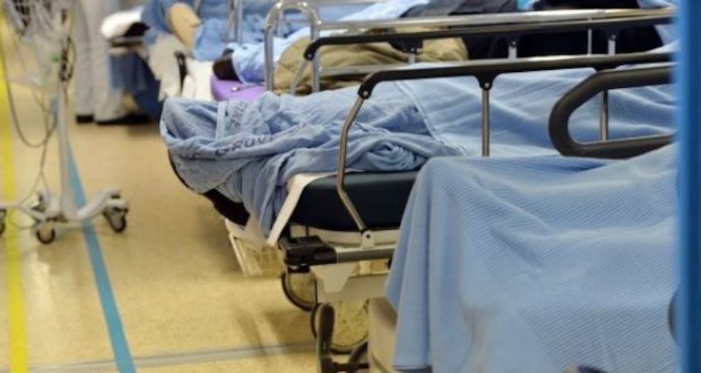 The INMO said 100,457 patients had gone without beds in Irish hospitals in 2019 so far this year. File image: Alan Betson