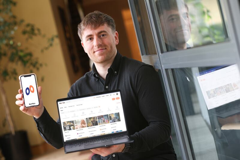 Donnchadh Healy of Booka Technologies, representing LEO Meath. Photograph: Martina Regan