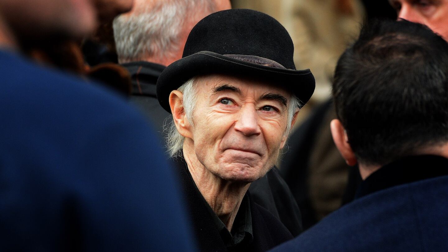 BP Fallon at the funeral of Frank Murray. Photograph: Eric Luke