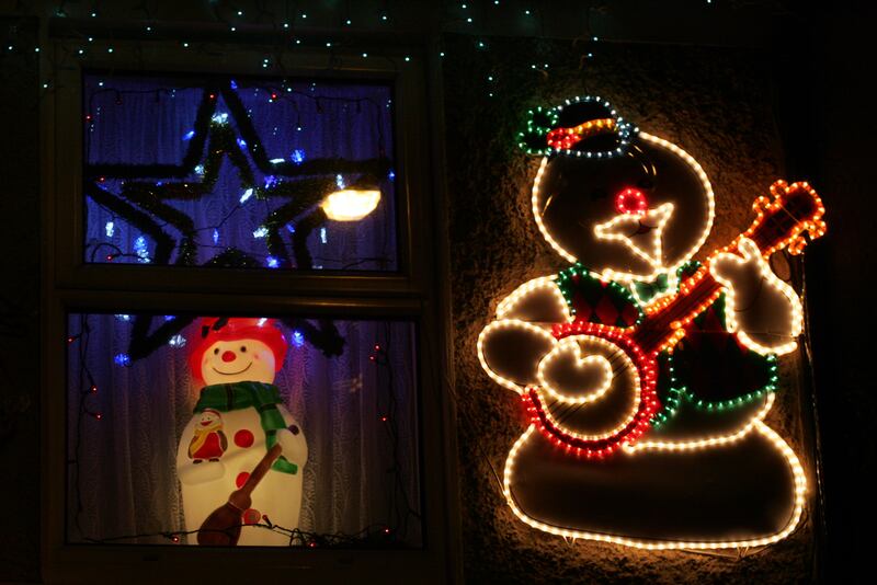 Annoy the environmentalists in your family by cranking up the Christmas lighting. Photograph: Eric Luke