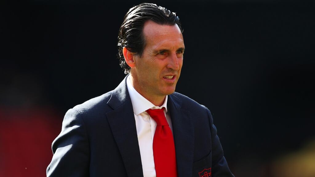 Arsenal manager Unai Emery: ‘We are playing a lot of matches and I want to use different players.’ Photograph: Julian Finney/Getty Images