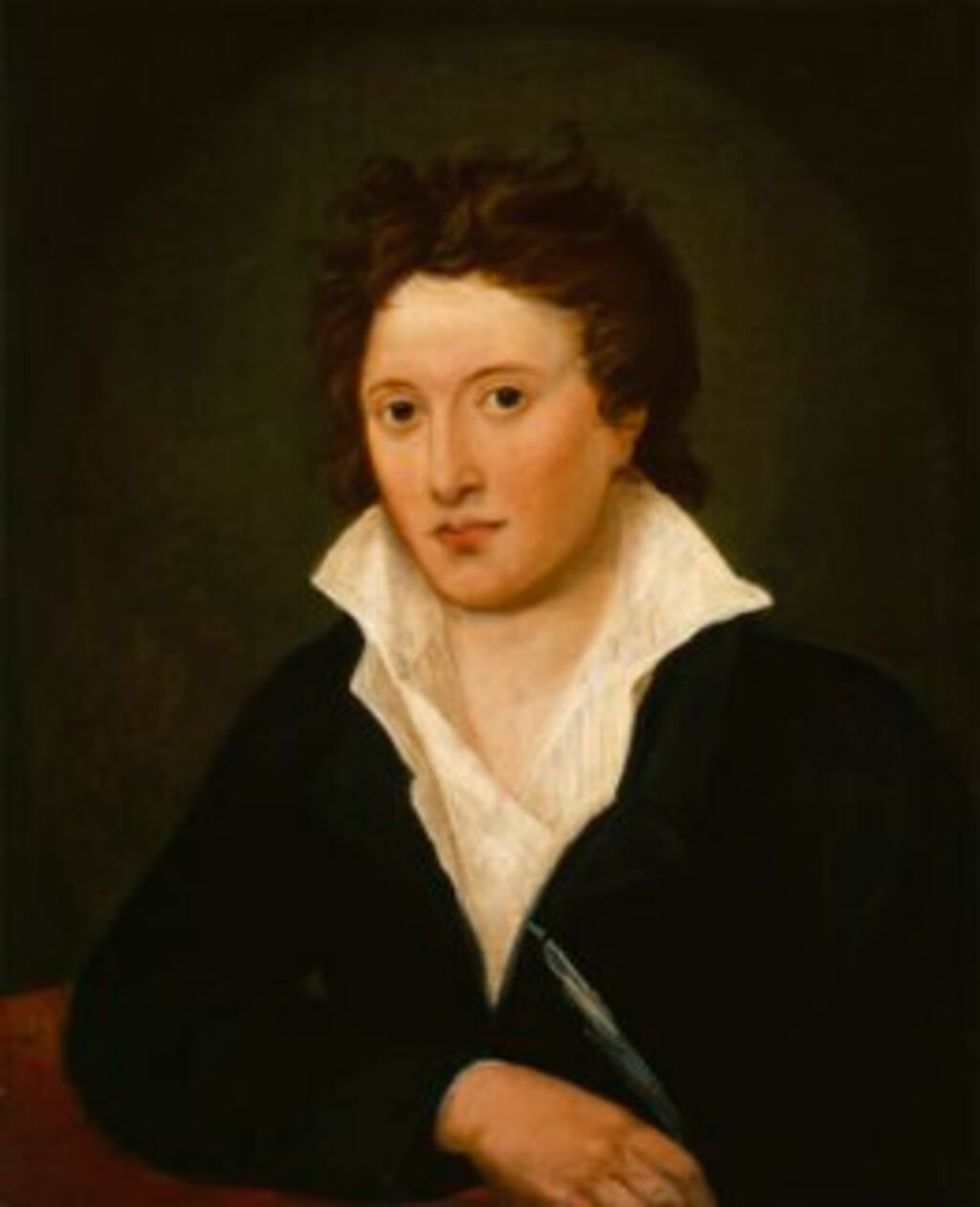 Percy Bysshe Shelley by Amelia Curran.  Oil on canvas, 1819. National Portrait Gallery, London