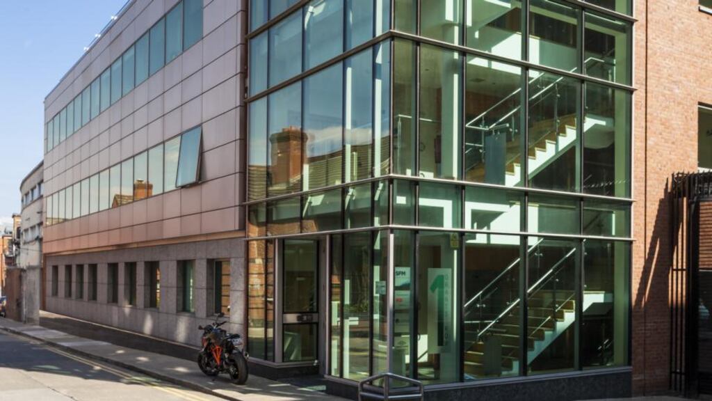 1 Grant’s Row, just off Lower Mount Street, is producing an annual rent roll of €482,135