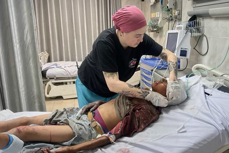 More than 65,000 Palestinians have been killed, since Israel began its war after Hamas' October 7th, 2023, attack. Photograph: Courtesy Andee Vaughan via AP