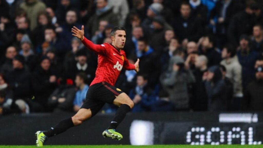 Robin van Persie is on the verge of completing a €6.5 million move to Fenerbahçe. Photograph: Getty