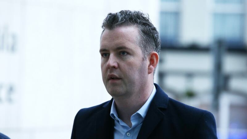 RTÉ cameraman Colm Hand said he suffered bruising after being struck in the groin with a baton. Photograph: Collins Courts