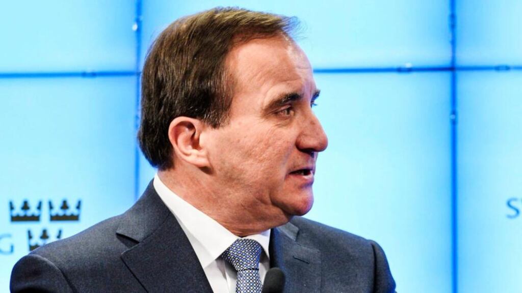 Sweden’s prime minister and Social Democratic Party leader Stefan Lofven: has cancelled plans to run a snap election in March 2015 as polls suggested it would help the populist and anti-immigration Sweden Democrats strengthen their power. Photograph: EPA/Maja Suslin