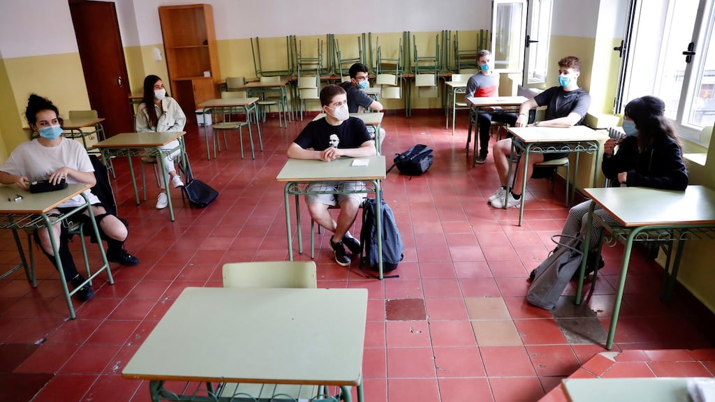 The majority of teachers are open to change and want to be able to support learning through the use of digital technology. Photograph: JL Cereijido/EPA