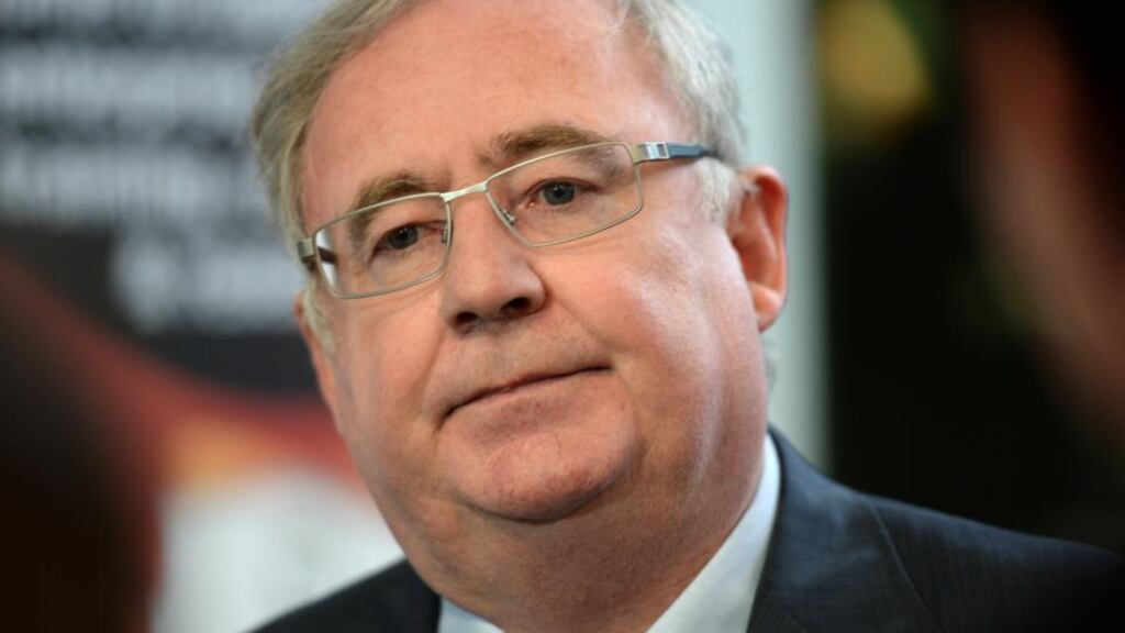 When asked whether it was possible he could take over as ceann comhairle should Sean Barrett step aside, Pat  Rabbitte said: ‘You might say that, I couldn’t possibly comment.’ Photograph; Dara Mac Dónaill/The Irish Times