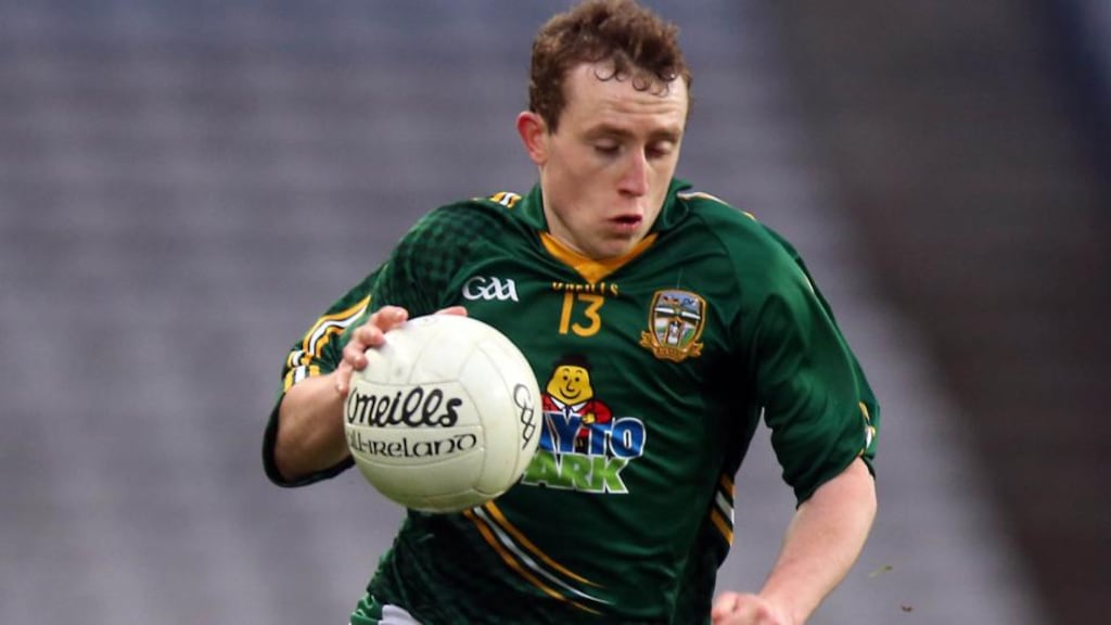 Meath’s Eamonn Wallace makes his championship debut at corner-forward. Photograph: Inpho