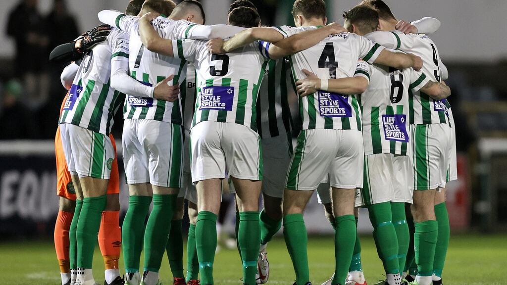 Bray Wanderers will keep their name and colours in their merger with Cabinteely. Photograph: Laszlo Geczo/Inpho