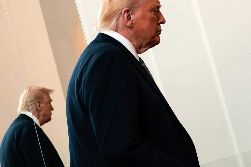 Donald Trump has made clear his opinion on the guardrails being put on tech companies in Europe. Photograph: Getty Images