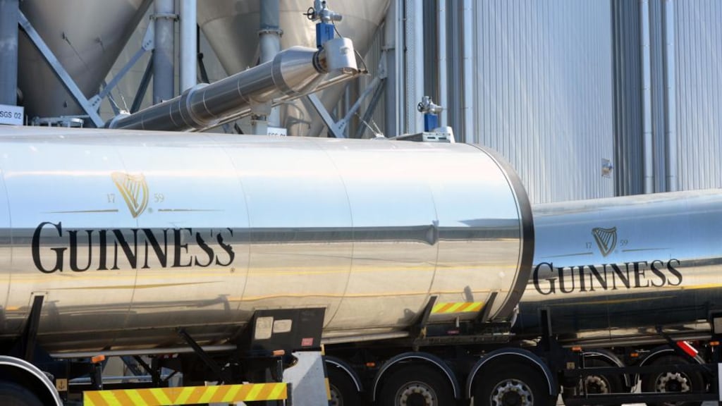 Diageo, which owns Guinness, has been under pressure lately to more closely align its shipments to distributors with their sales to customers