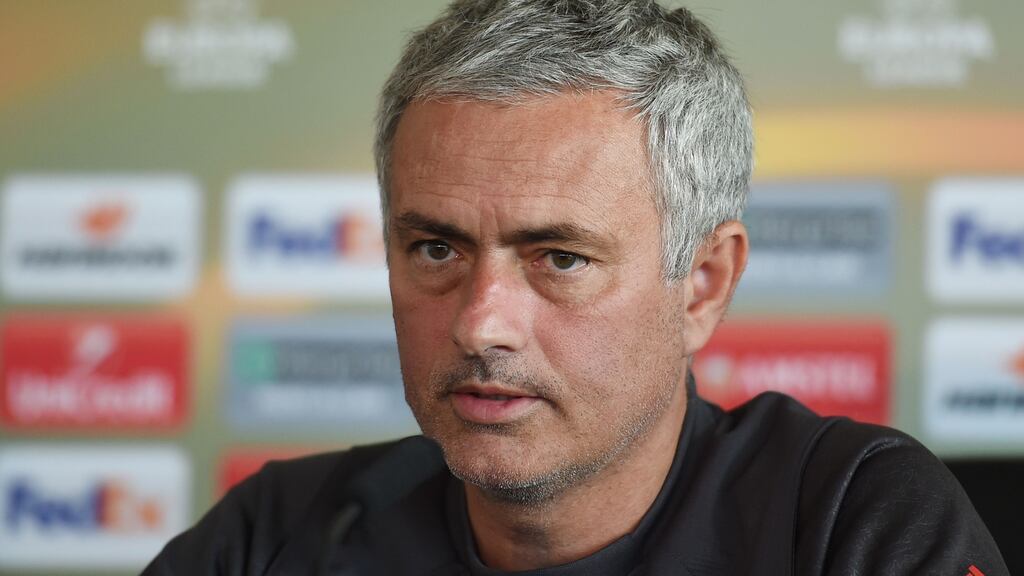 Manchester United manager José Mourinho: “It’s important for critics to understand expansion doesn’t mean more matches.” Photograph: Paul Ellis/AFP/Getty Images